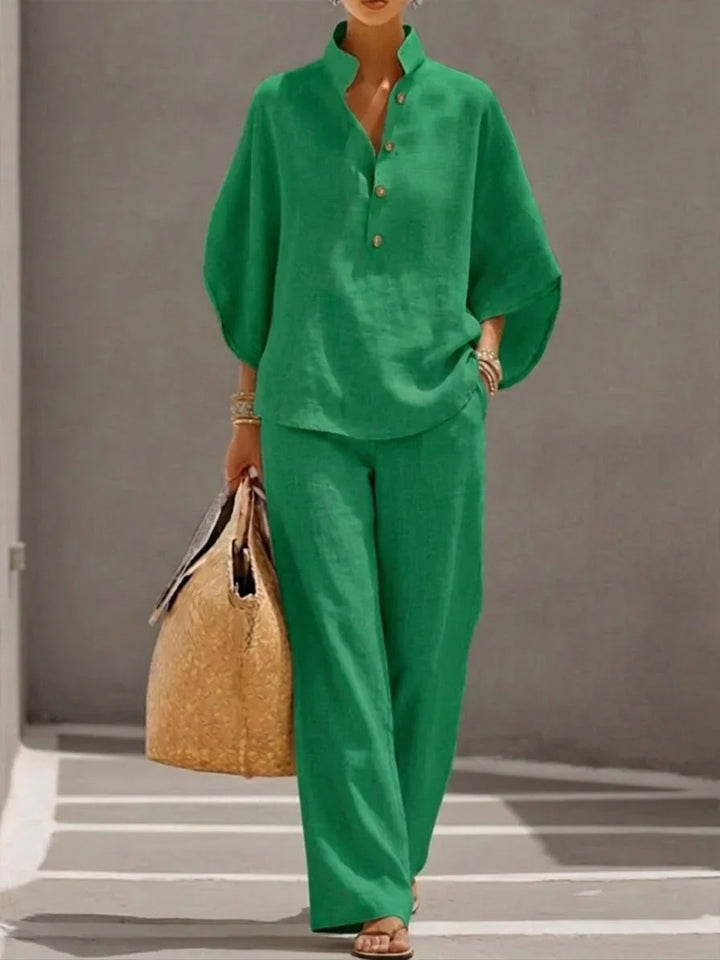 DIANE™ – Linen-Look Two-Piece Set