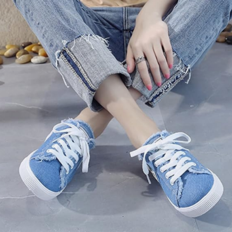 ANNE™ – Orthopedic Denim Sneakers