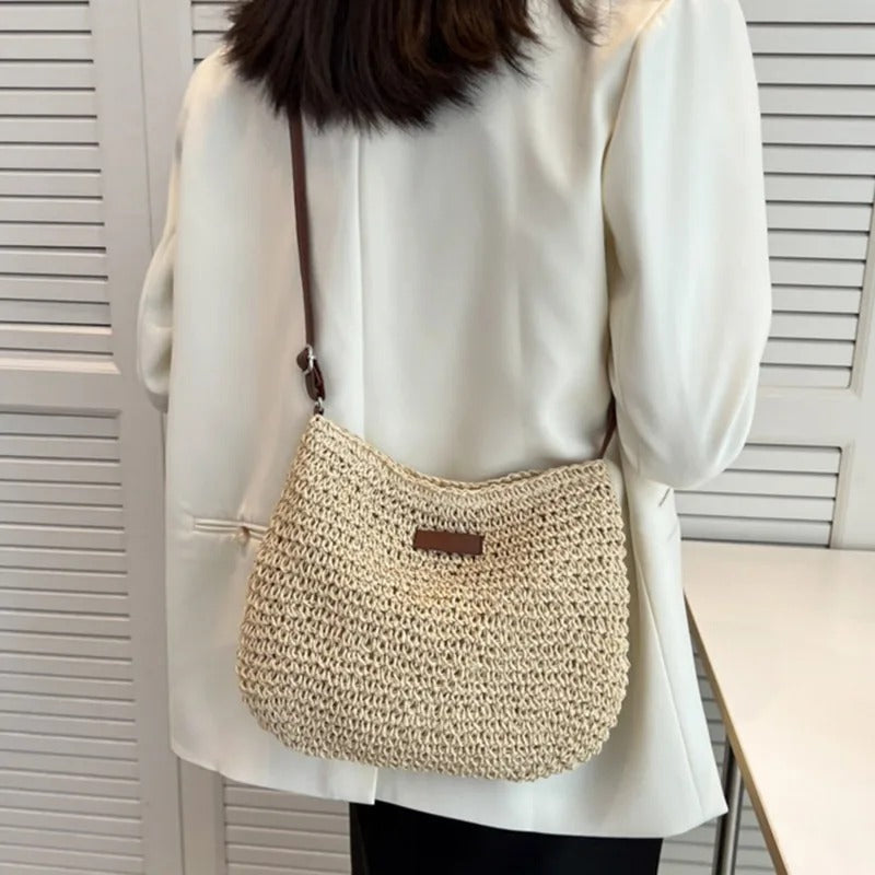 CAMILLE™ – Woven Shoulder Bag